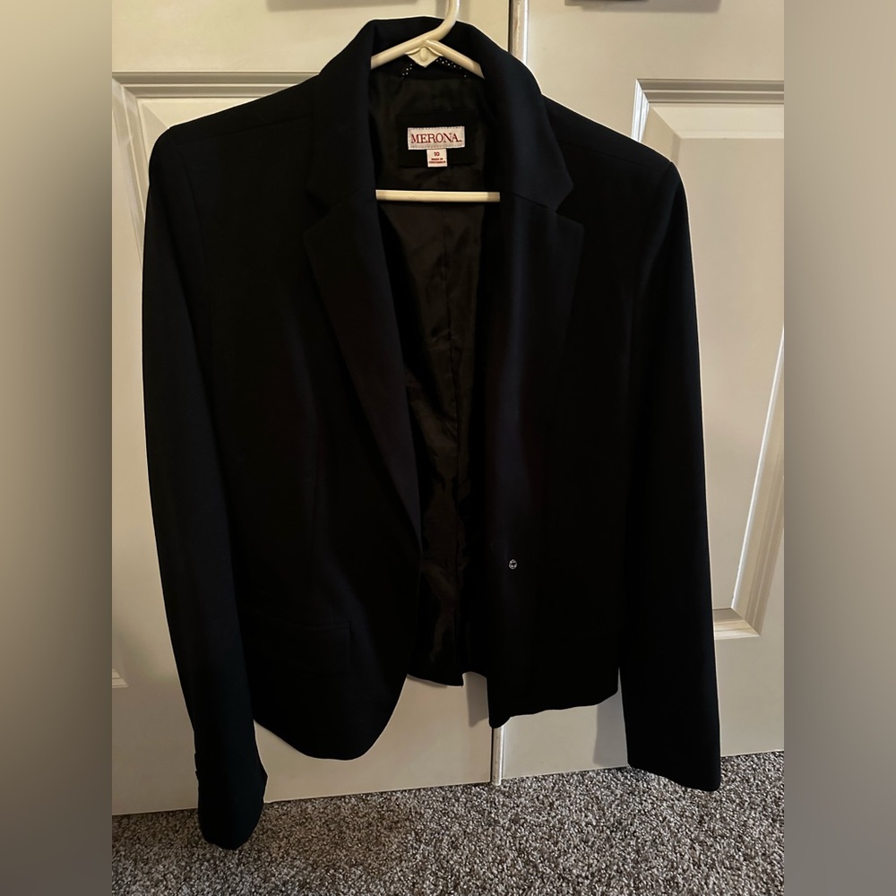 Merona Women's Classic Black Suit Jacket